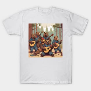 Bear Singing Band T-Shirt